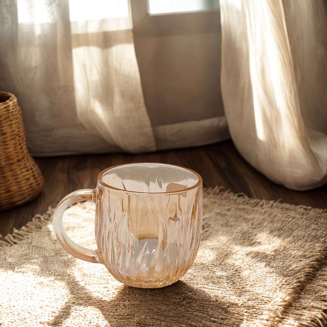 Ripple Glass Cup – Luxe Collection
