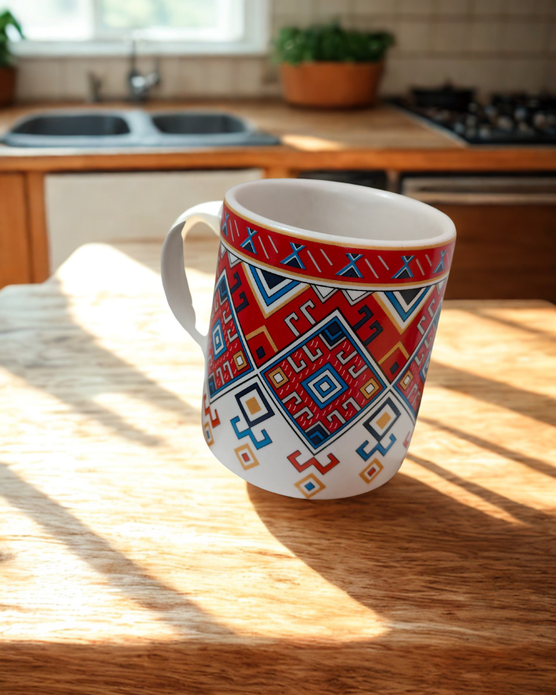 Tribal Tones Ceramic Mug