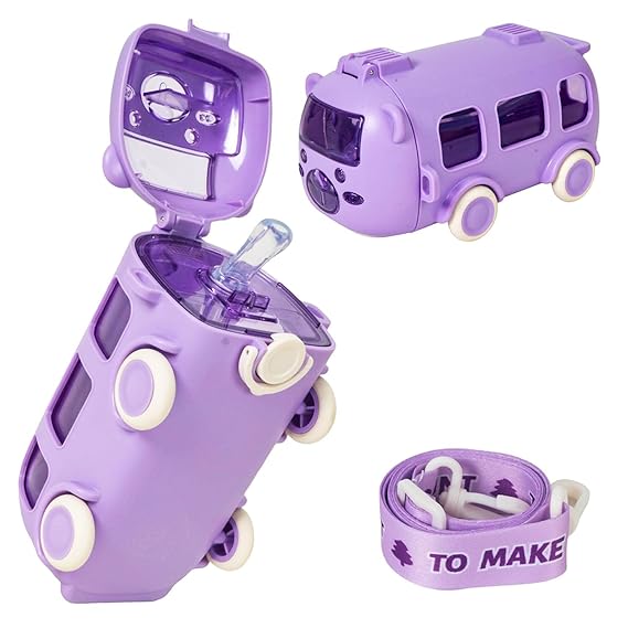 Kids Bus Bottle – 2-in-1 Sipper & Toy