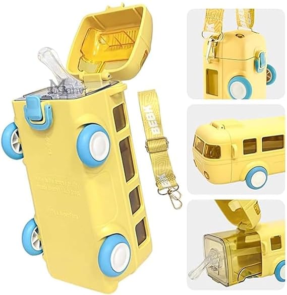 Kids Bus Bottle – 2-in-1 Sipper & Toy