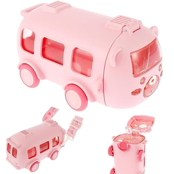 Kids Bus Bottle – 2-in-1 Sipper & Toy