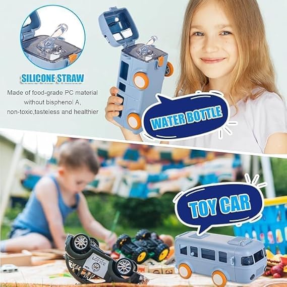 Kids Bus Bottle – 2-in-1 Sipper & Toy