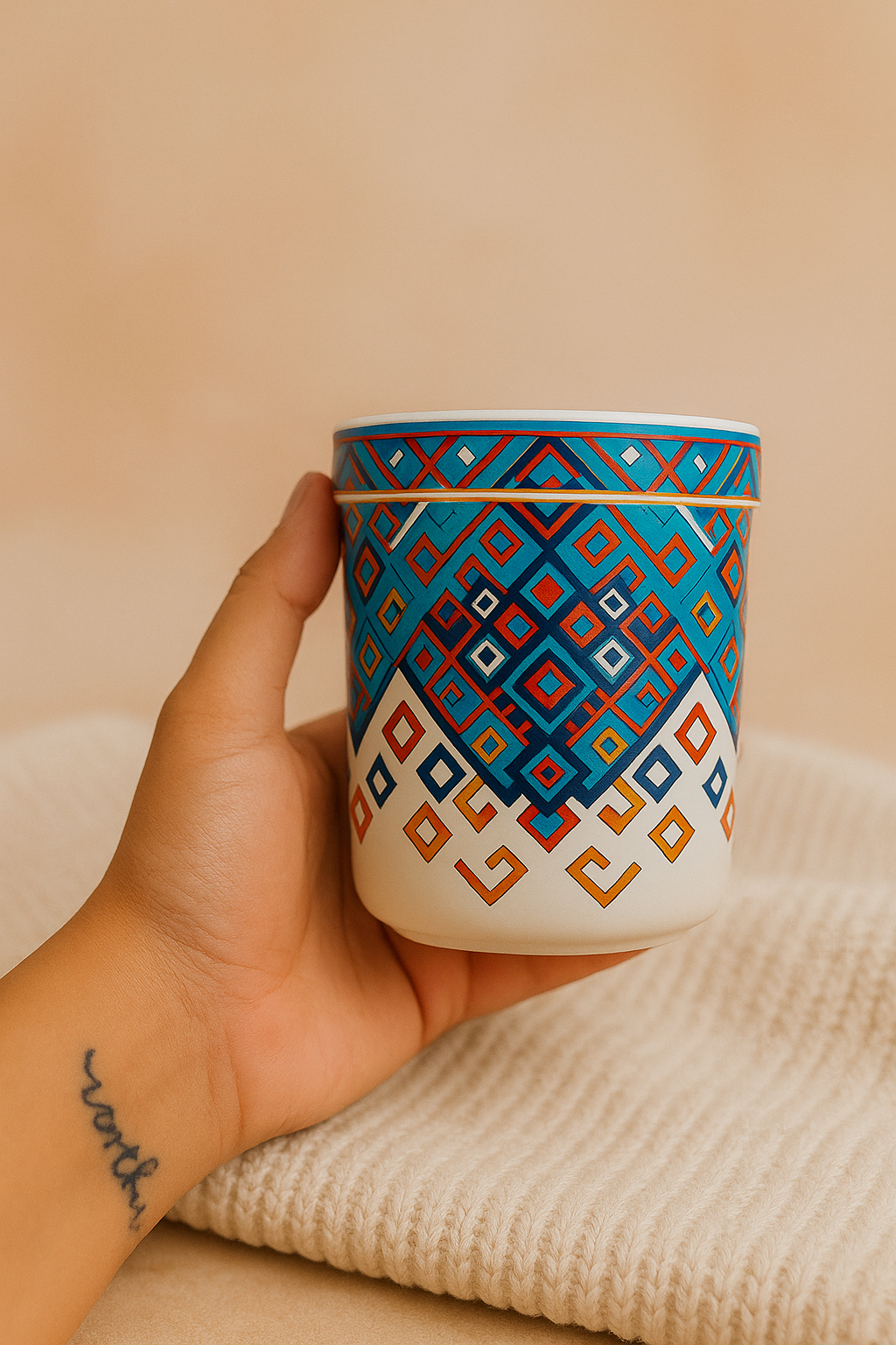 Tribal Tones Ceramic Mug