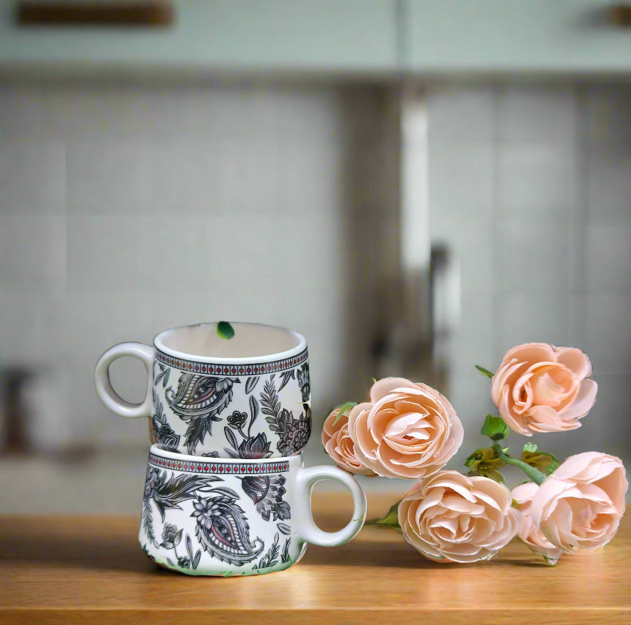 Boho Bliss Tea Cups – Set of 2