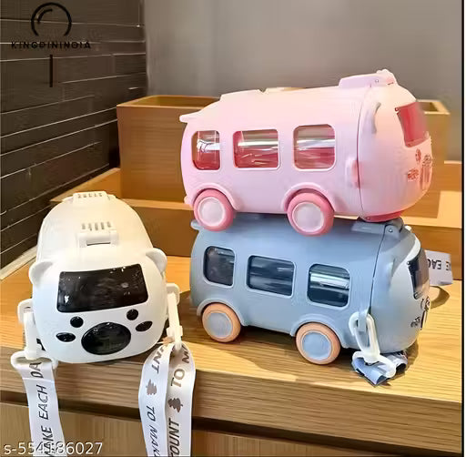 Kids Bus Bottle – 2-in-1 Sipper & Toy