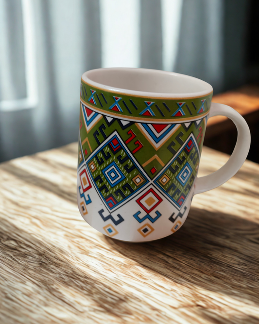 Tribal Tones Ceramic Mug