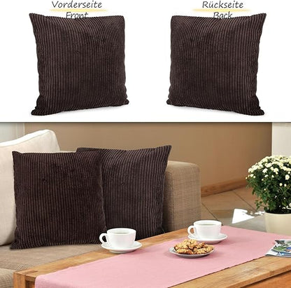 Premium Velvet Cushion Covers – Set of 5 (16x16 Inches)