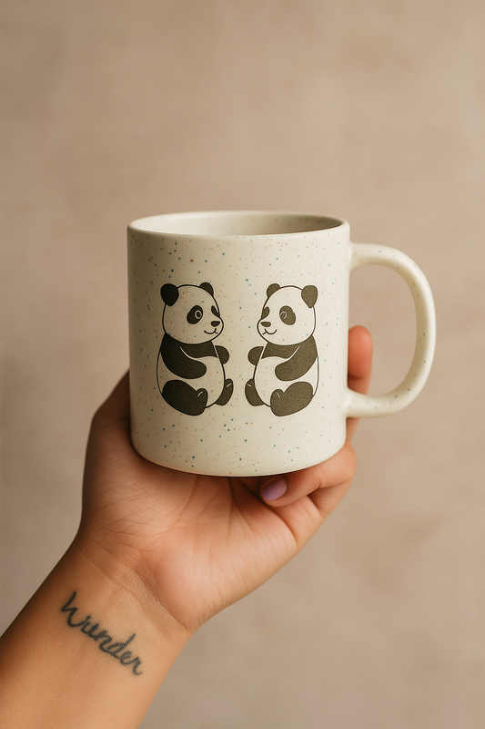 Panda Duo Ceramic Mug