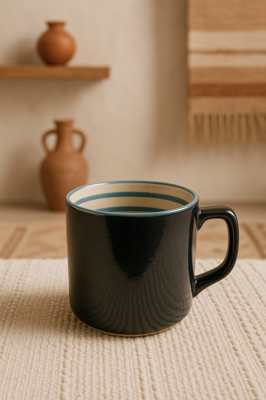Midnight Waves Ceramic Mug