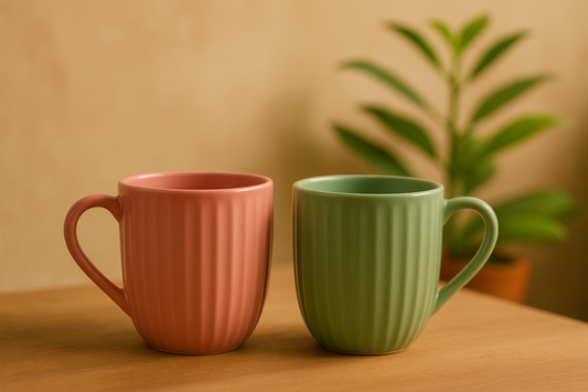 Pastel Pourfection – Set of 2 or 4 Ceramic Mugs