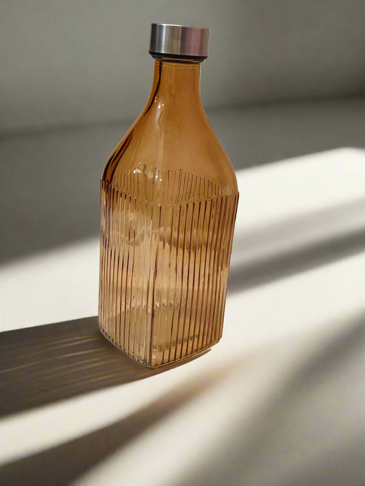 Amber Luxe Glass Bottle – 1L