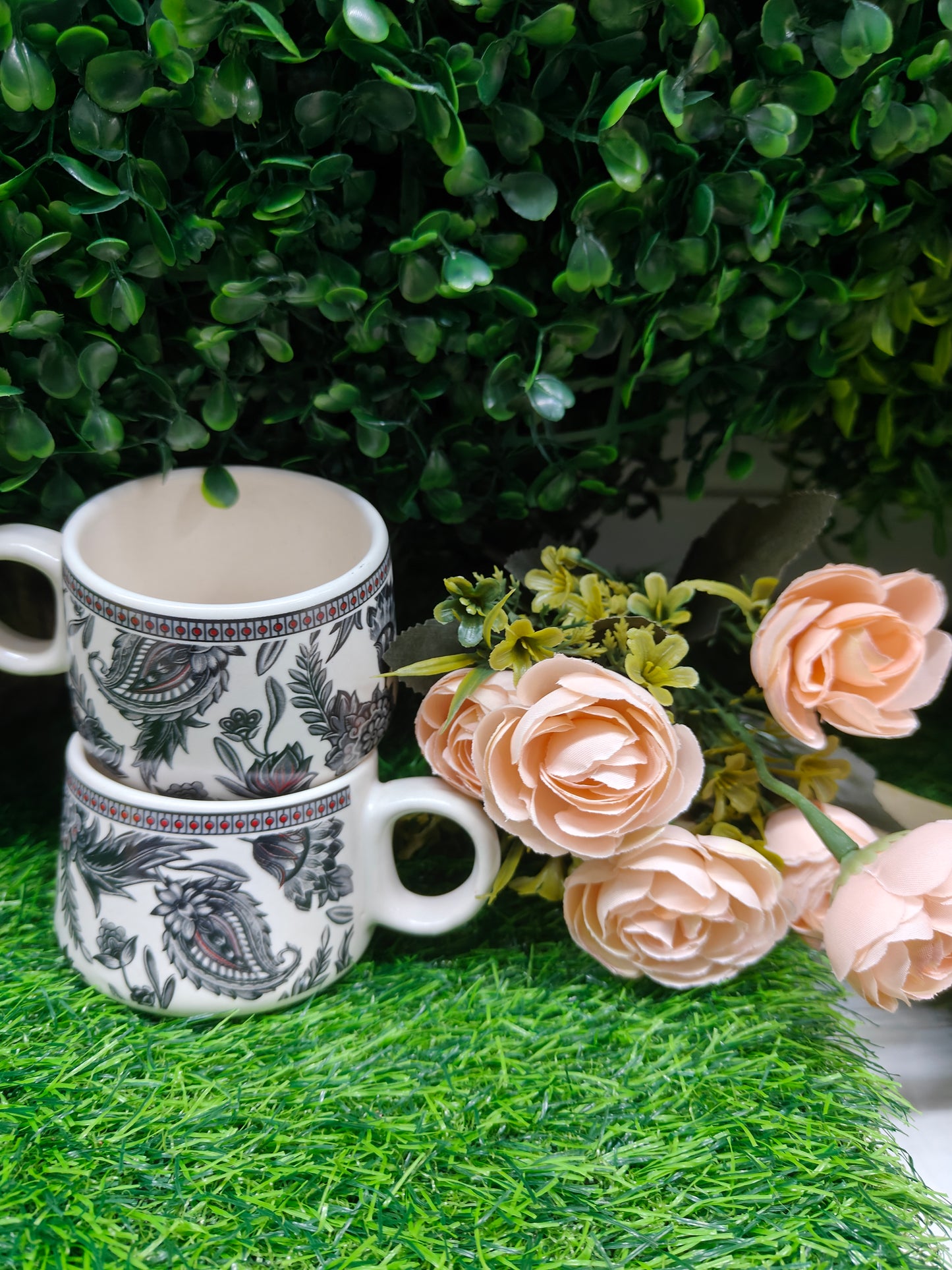 Boho Bliss Tea Cups – Set of 2