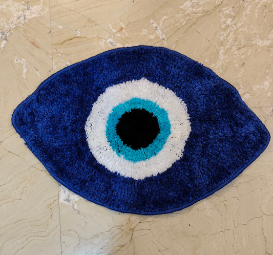 Evil Eye Shaped Bathroom Mat – Anti-Slip Protection with Aesthetic Vibes